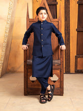Shahjahan - Boski Navy Blue Waistcoat - 1 Piece